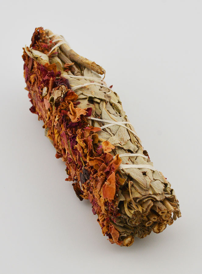 Smudge de Sauge Blanche & Pétales de Rose de Castille (pic 2)