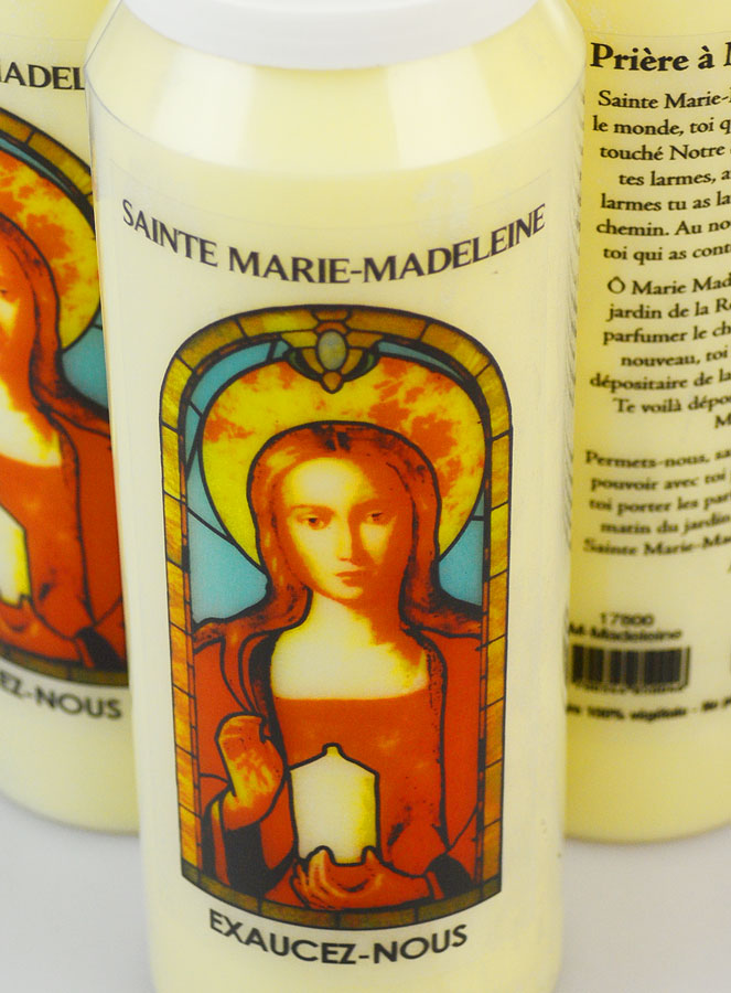3 Bougies de Neuvaine à Sainte Marie-Madeleine avec Prière (pic 4)