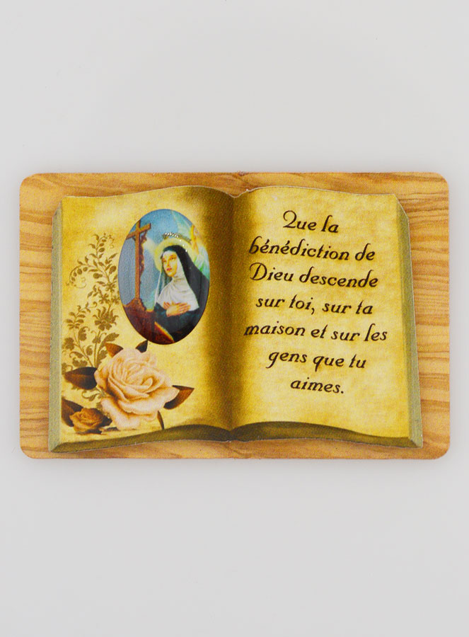 Chevalet Livre 6cm - Sainte Rita (pic 1)
