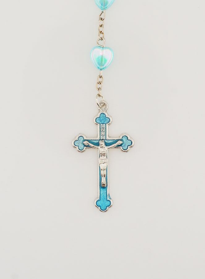 Chapelet de Communion Coeur & Calice - Bleu (pic 3)