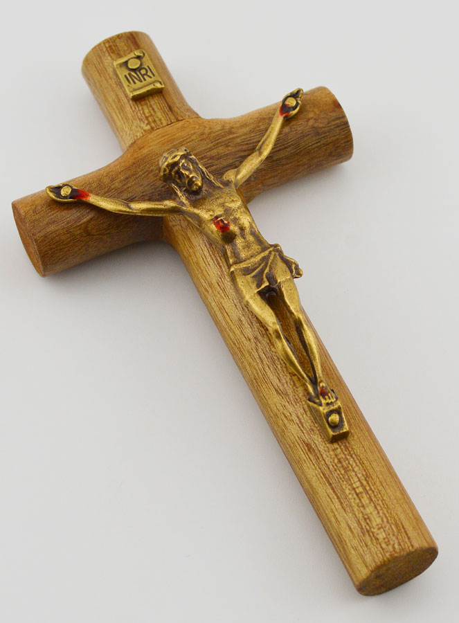 Crucifix des Saintes Plaies du Christ - 12cm (pic 2)