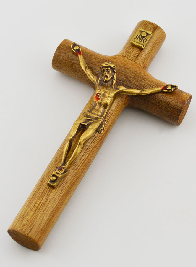 Crucifix des Saintes Plaies du Christ - 12cm (pic 3)