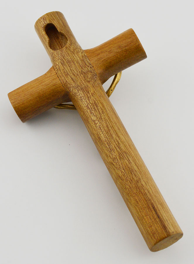 Crucifix des Saintes Plaies du Christ - 12cm (pic 4)