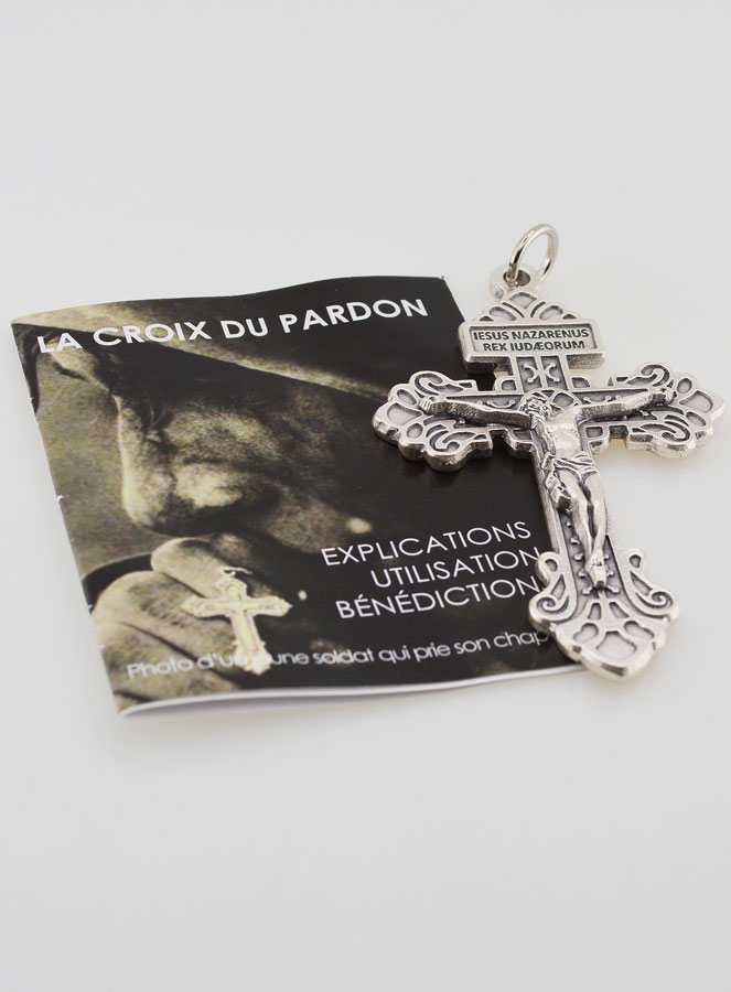 Croix du Pardon avec Notice - 7cm (pic 1)