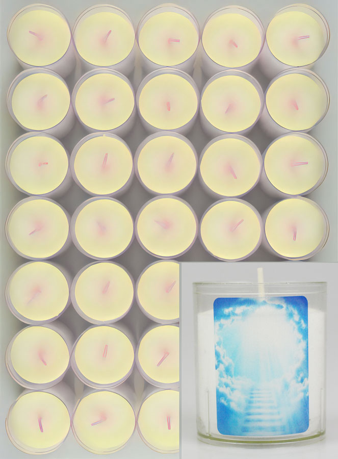 24 Bougies Veilleuses Pour les Âmes de nos Défunts (pic 1)