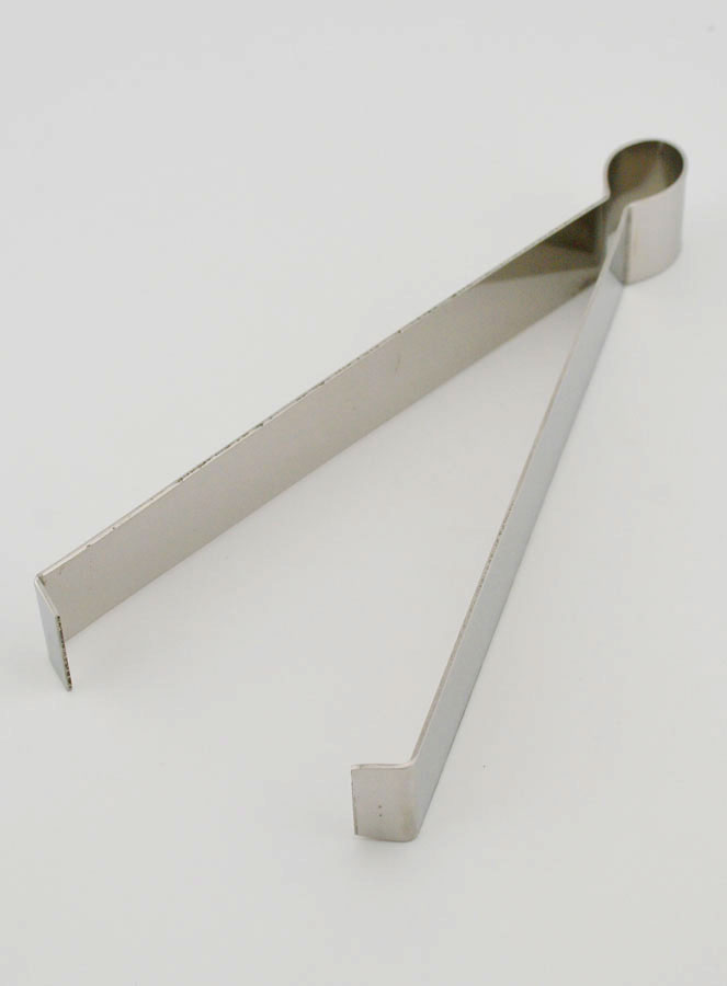 Pince à Charbon Crabe en Inox Argenté - 13cm (pic 3)