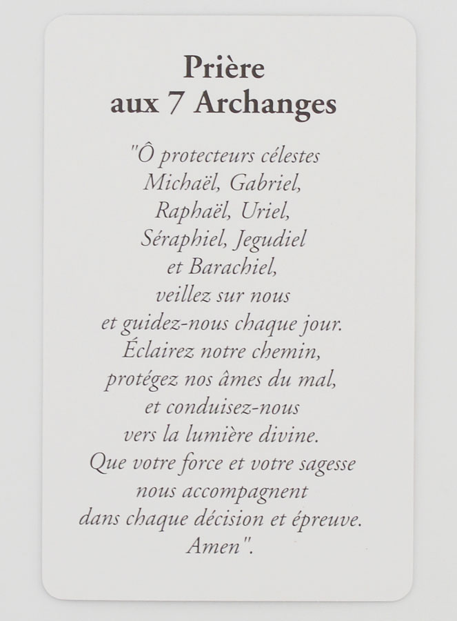 Carte de Prière aux 7 Archanges (pic 2)
