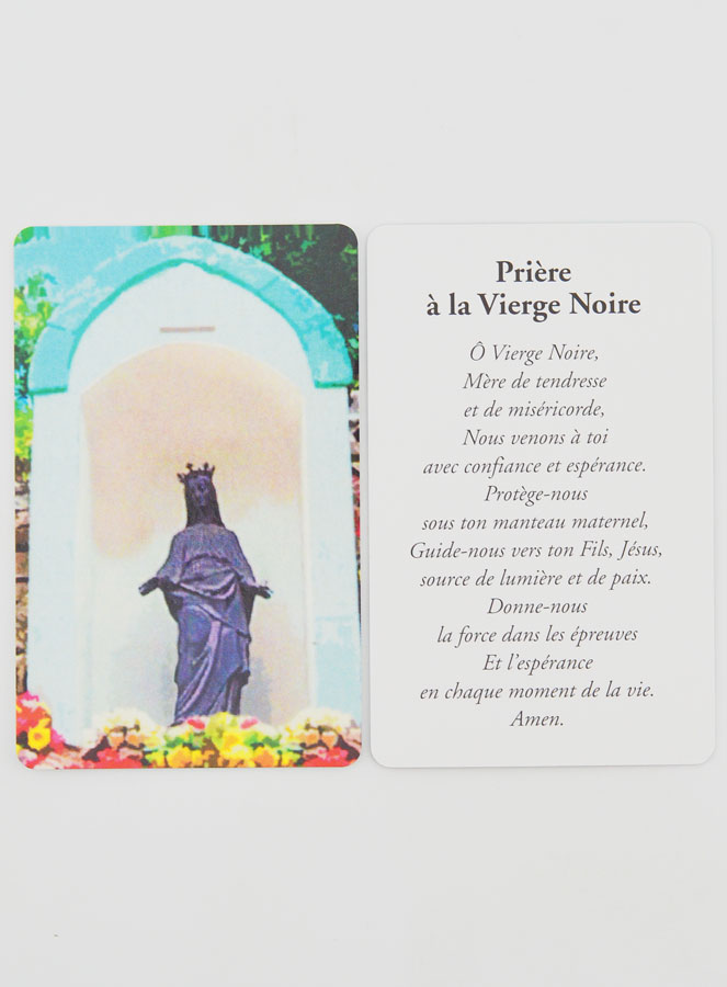 Carte de Prière à la Vierge Noire (pic 3)