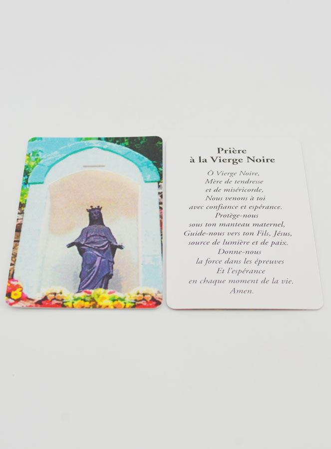 Carte de Prière à la Vierge Noire (pic 4)