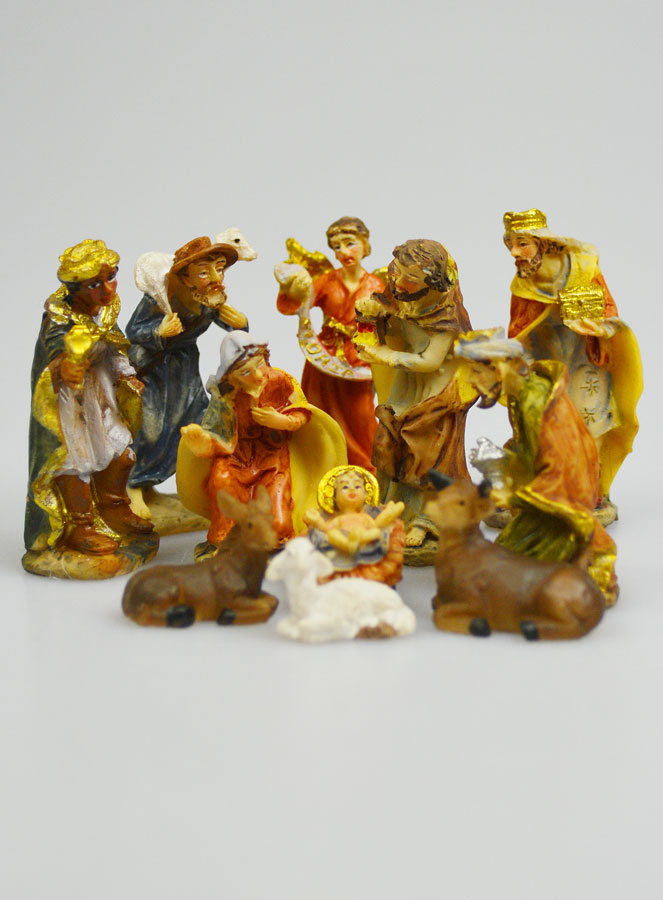 Crèche de Noël 11 Santons - 5cm (pic 1)