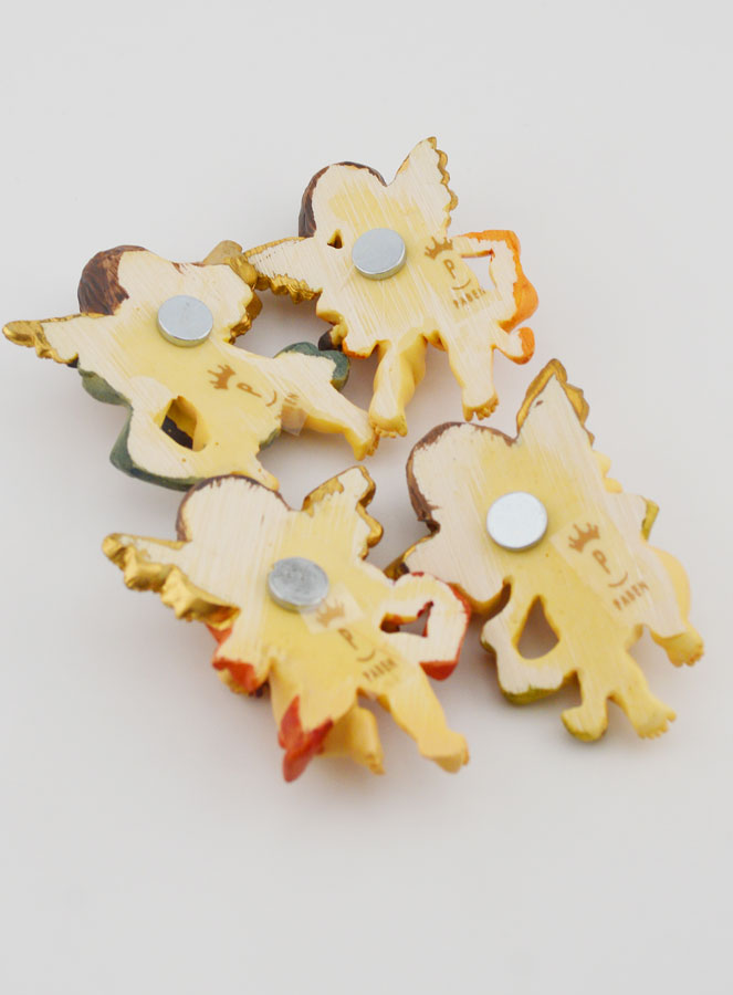 Magnets Anges Musiciens - Lot de 4 (pic 4)