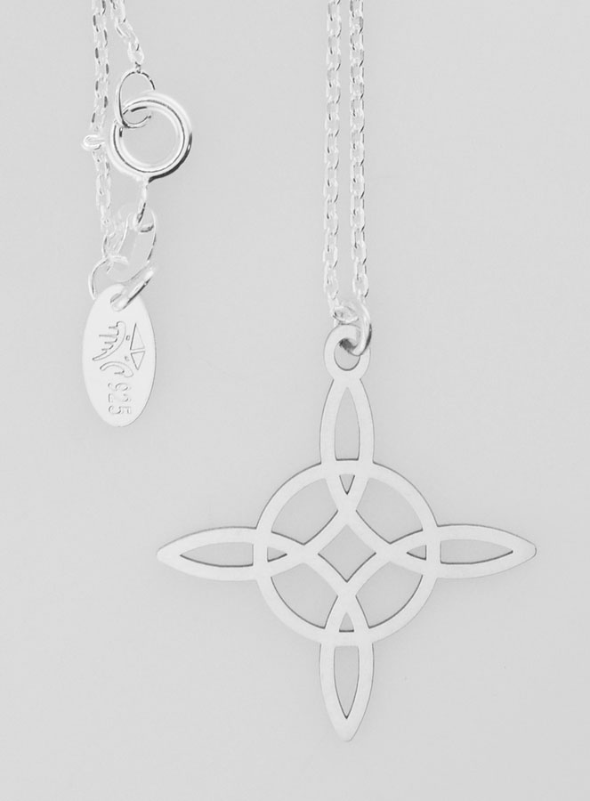 Collier Religieux & Croix Celtique Entrelacée - Argent 925/1000 (pic 1)