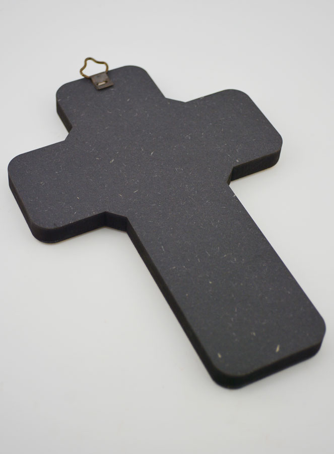 Croix Icône en Bois Calice de Communion - 18cm (pic 4)