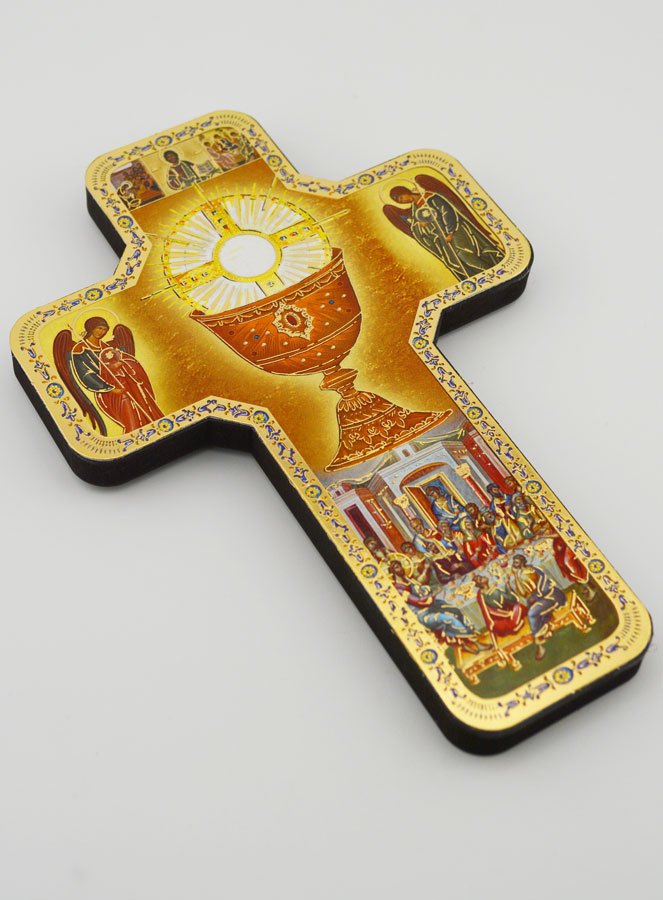 Croix Icône Première Communion - 18cm (pic 3)