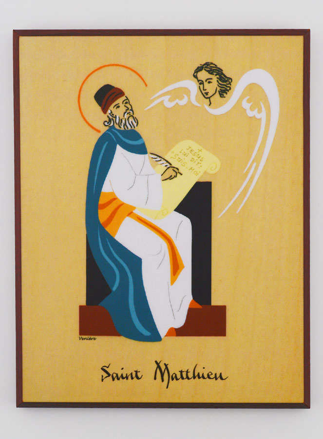 Icône Cadre Prénom Saint Matthieu - Artisanat Monastique (pic 1)