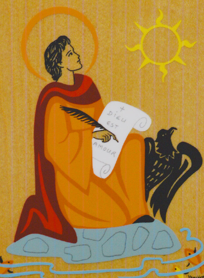 Icône Cadre Prénom Saint Jean - Artisanat Monastique (pic 2)