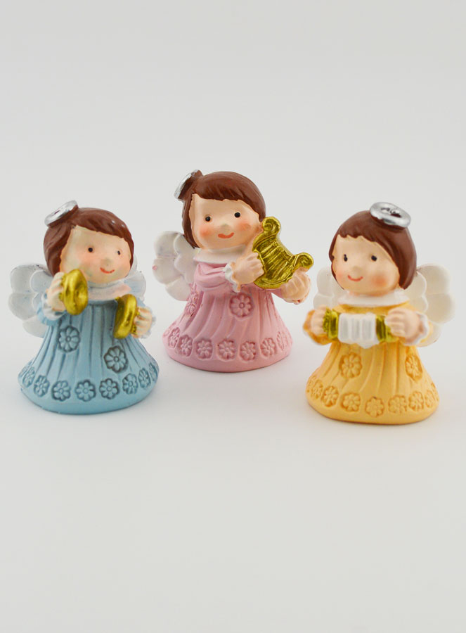 Lot 3 Anges Musiciens - 4cm (pic 1)