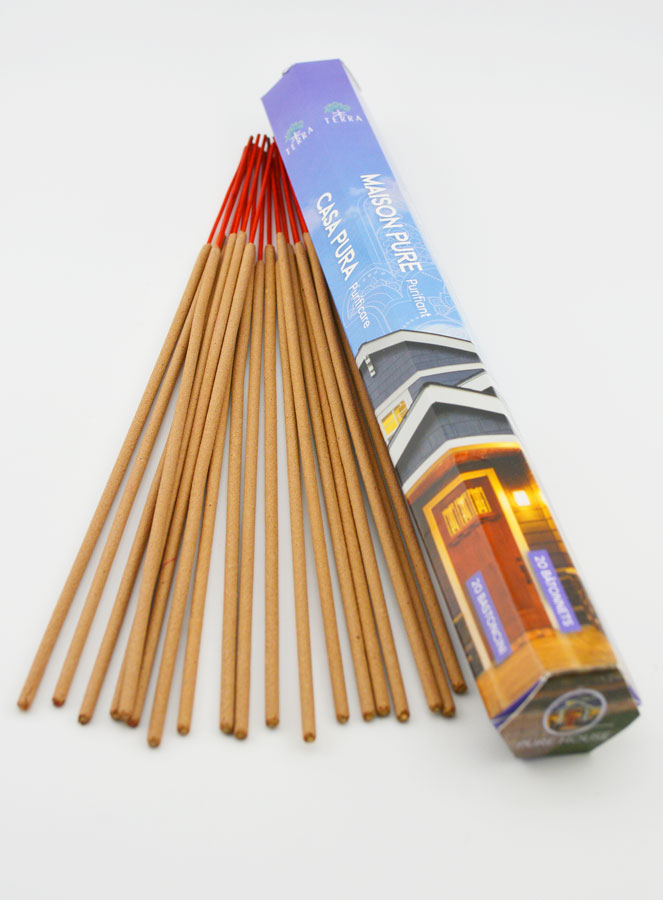 Encens en Bâtonnets Maison Pure 20g - Sans Charbon (pic 2)