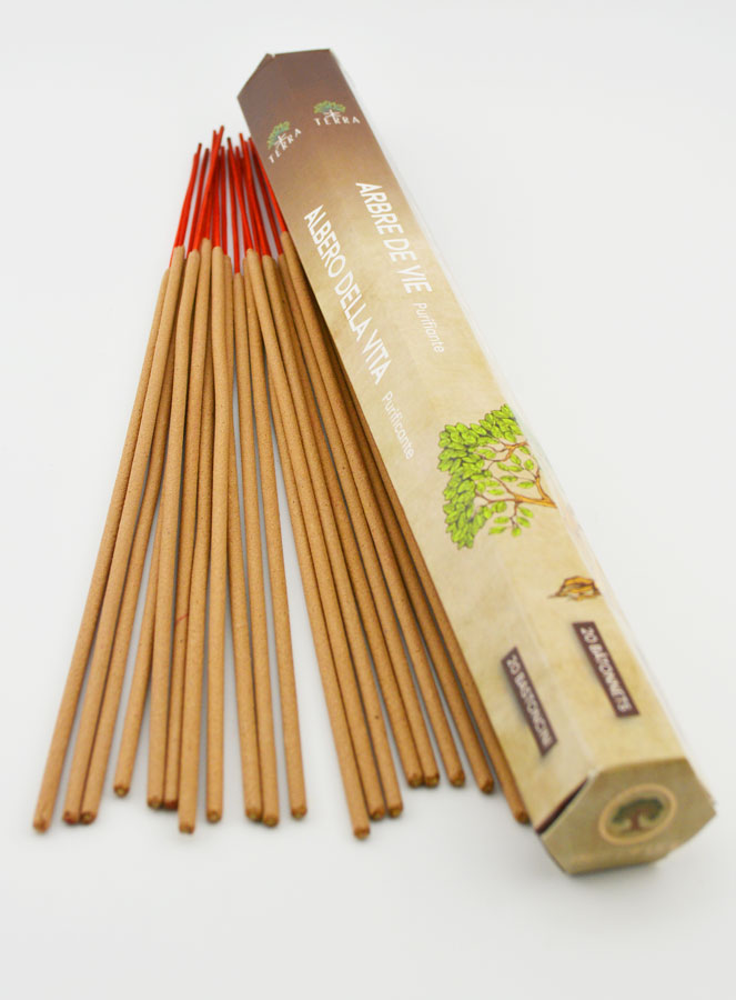 Encens en Bâtonnets Arbre de Vie 20g - Sans Charbon (pic 2)