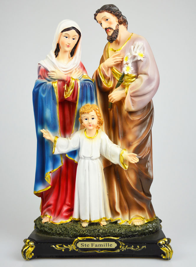 Statue Religieuse de la Sainte Famille - 30cm (pic 1)