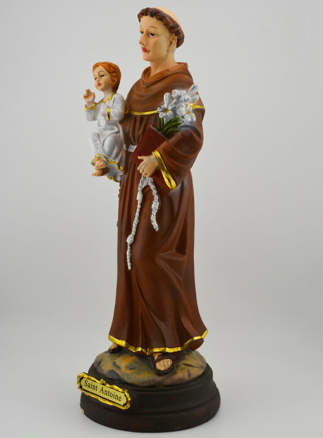 Statue de Saint Antoine de Padoue 30cm (pic 2)