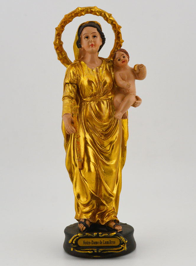 Statue de Notre Dame de Lumière - 12cm (pic 1)