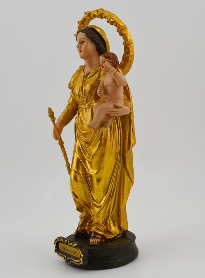 Statue de Notre Dame de Lumière - 12cm (pic 2)