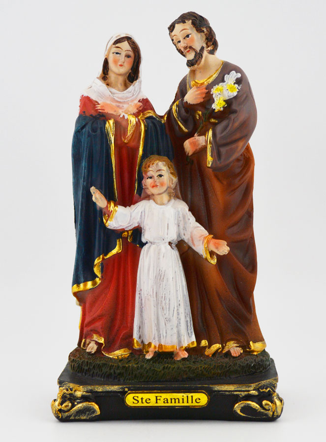 Statue Religieuse de la Sainte Famille - 12cm (pic 1)