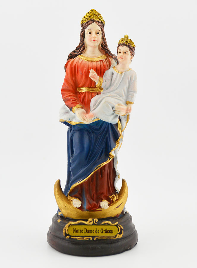 Statue Religieuse Notre Dame de Grâces - 12cm (pic 1)