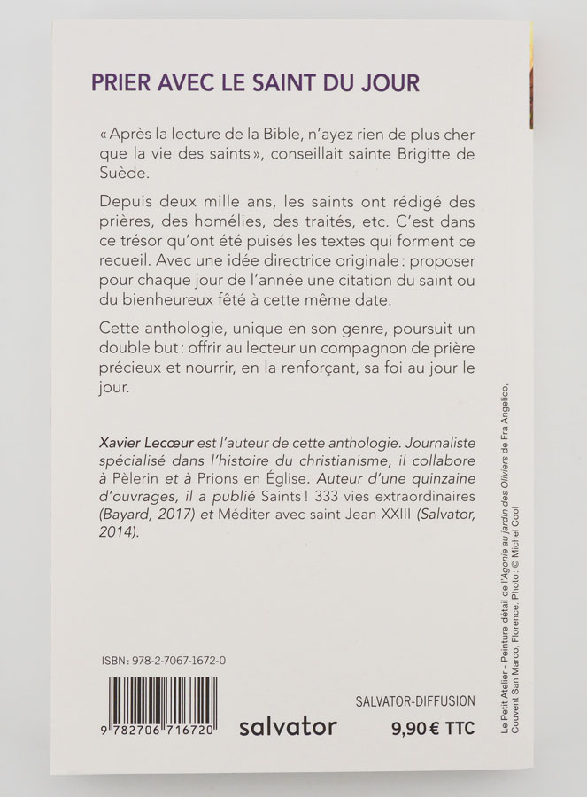 Livre de Prière - Prier Avec le Saint du Jour (pic 2)
