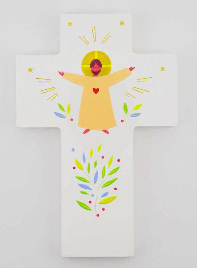 Croix en Bois Louanges - Sacré Coeur de Jésus (pic 1)