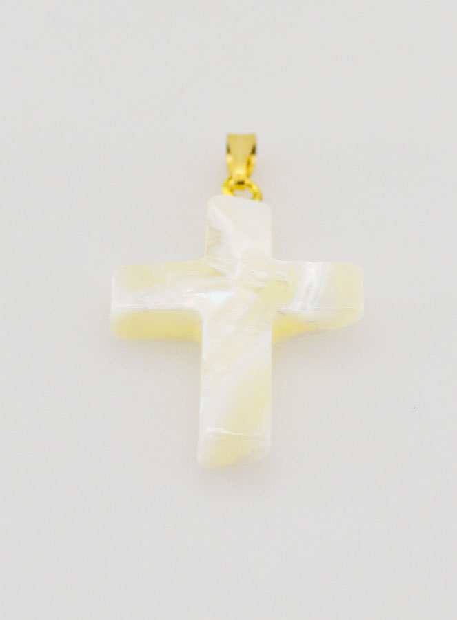 Pendentif Croix en Nacre (pic 2)