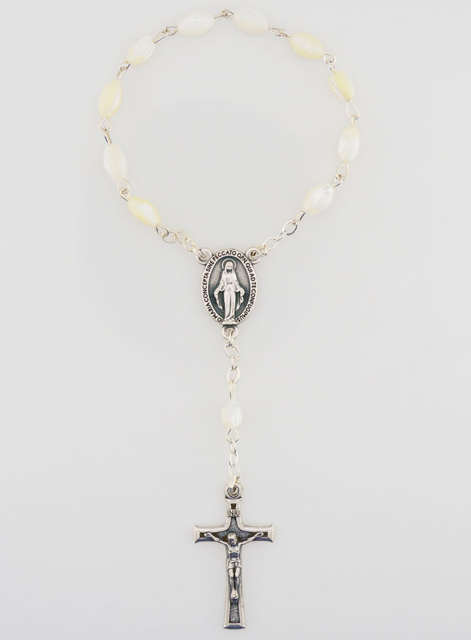 Dizainier en Nacre Vierge Miraculeuse - Blanc (pic 1)
