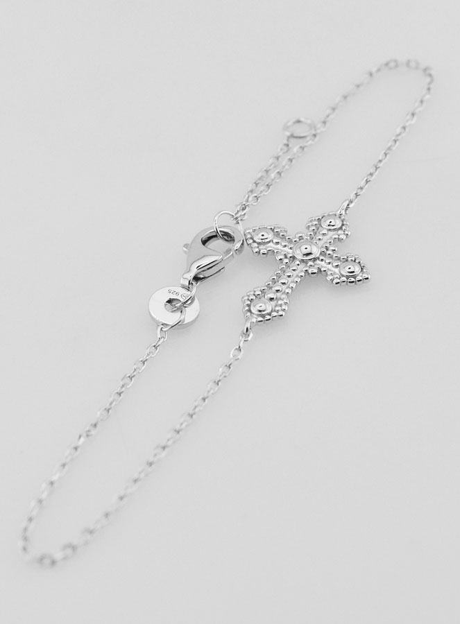 Bracelet Religieux en Argent - Croix Orthodoxe (pic 3)