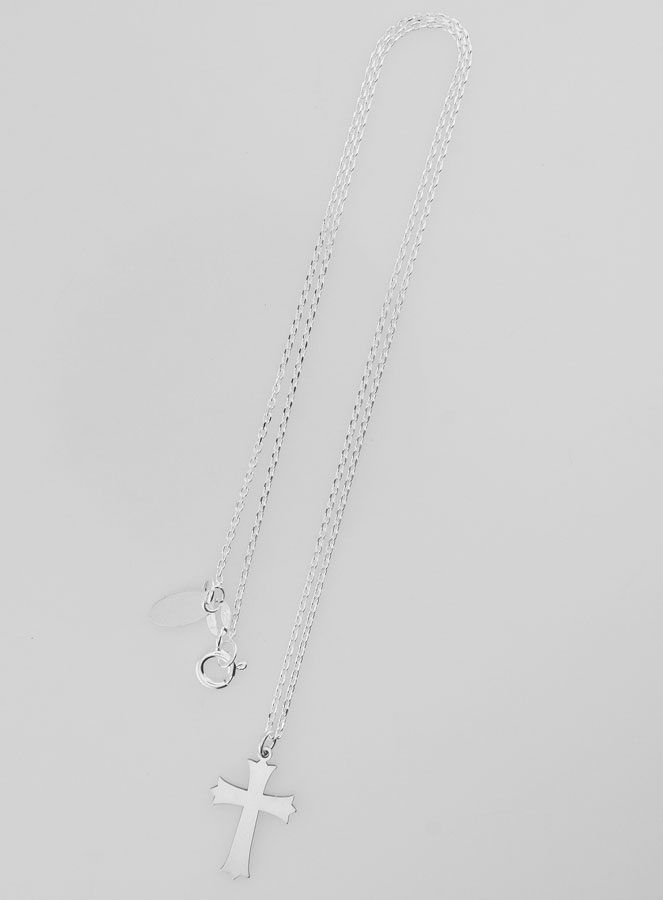 Collier Religieux & Croix - Argent 925/1000 (pic 2)
