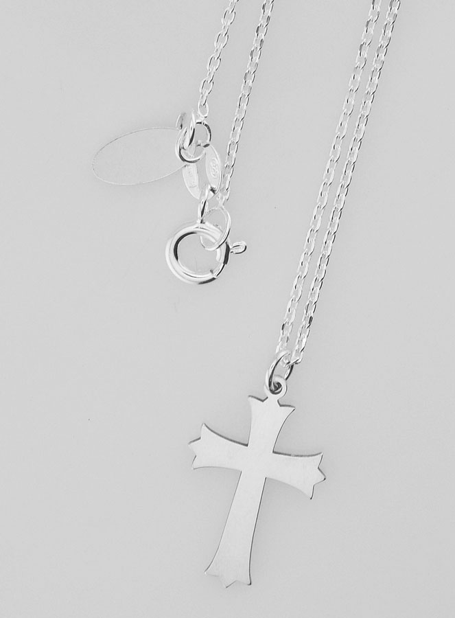 Collier Religieux & Croix - Argent 925/1000 (pic 4)