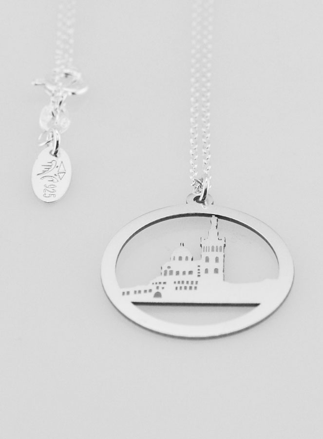 Collier Religieux Notre Dame de la Garde - Argent 925/1000 (pic 3)