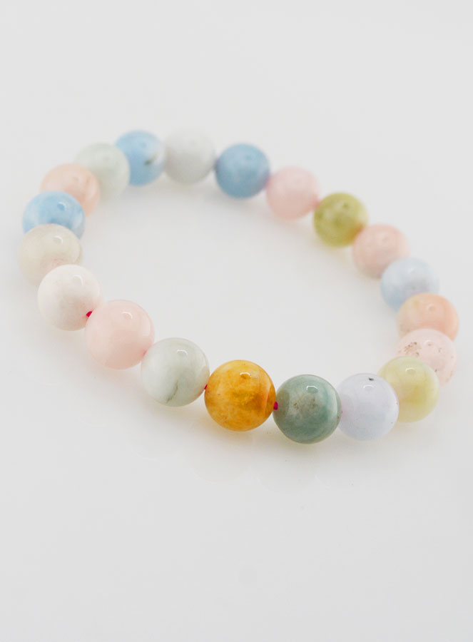 Bracelet en Pierre de Béryl - 10mm (pic 3)