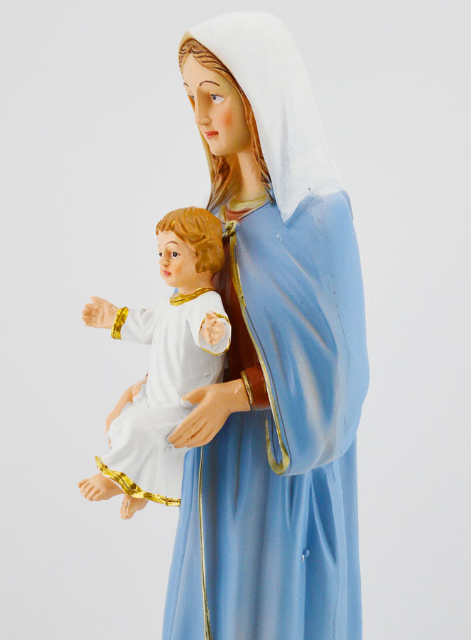 Statue Religieuse Vierge à l'Enfant - 30cm (pic 4)