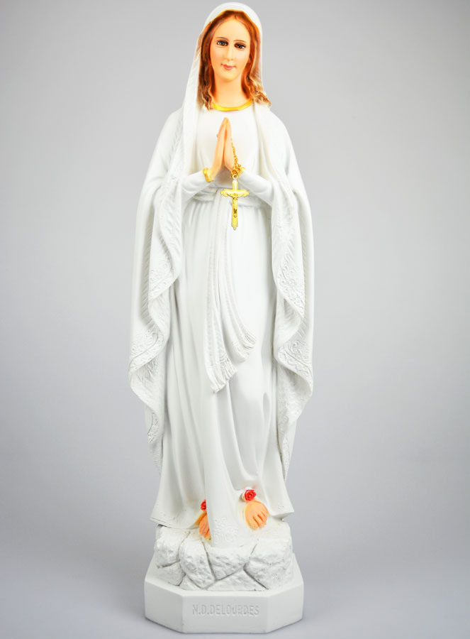 Statue Religieuse de ND de Lourdes - 48cm (pic 1)