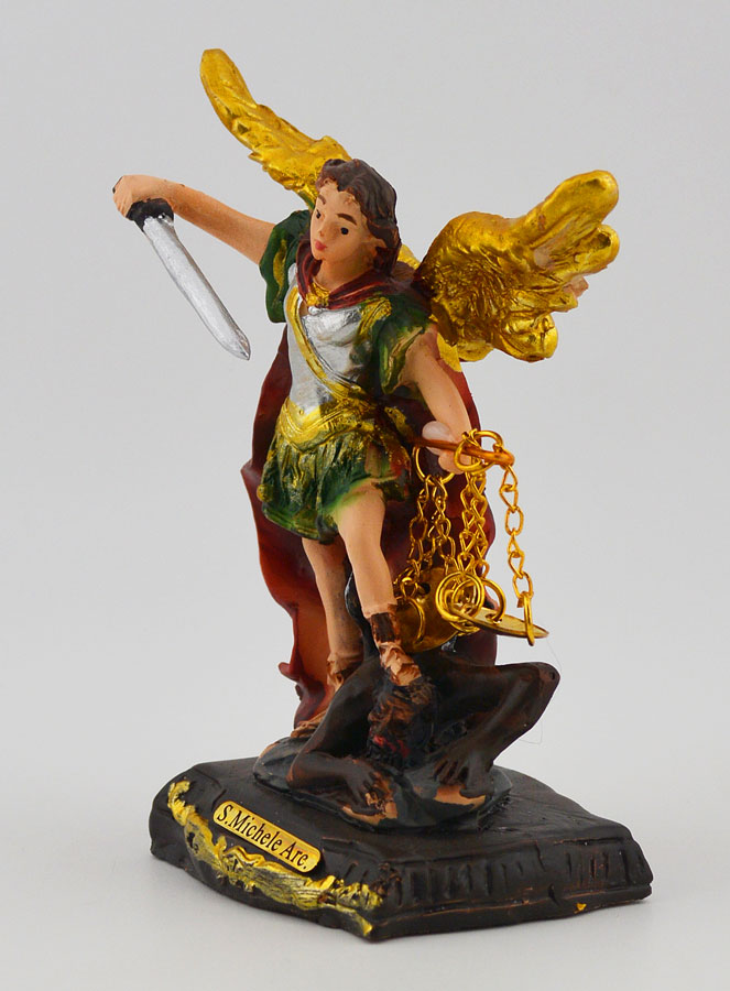 Statue Religieuse de Saint Michel Archange - 7cm (pic 2)