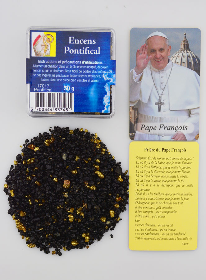 Encens Religieux Pontifical + Prière au Pape François (pic 1)