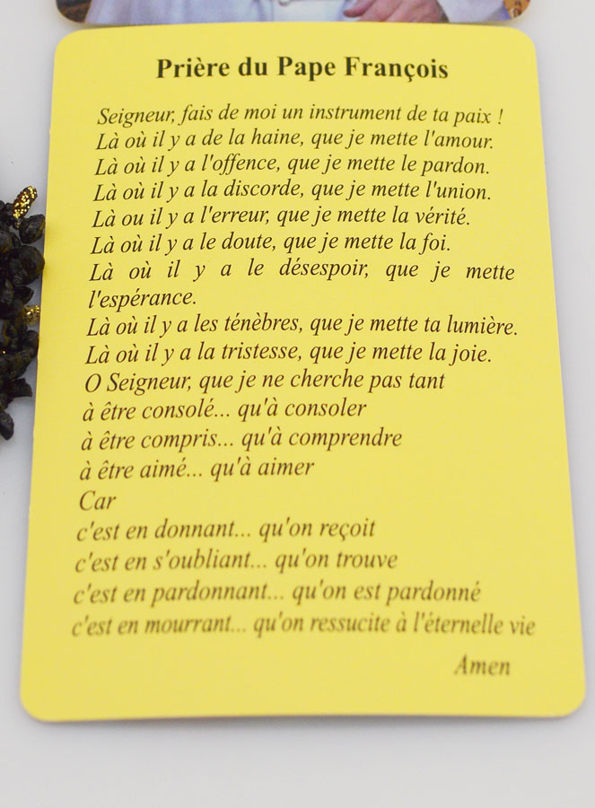 Encens Religieux Pontifical + Prière au Pape François (pic 3)