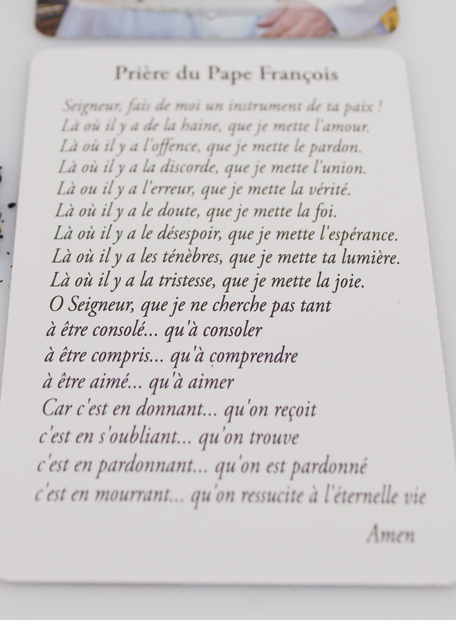 Coffret Encens Pontifical + Prière au Pape François (pic 3)