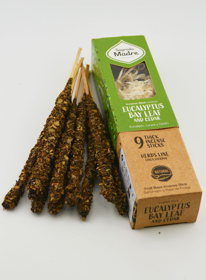 Encens Eucalyptus Laurier Cèdre - Naturel Qualité Premium (pic 2)