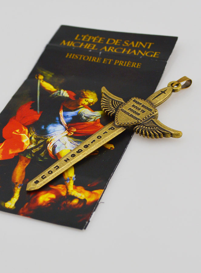 Pendentif Epée de Saint Michel & Notice (pic 4)
