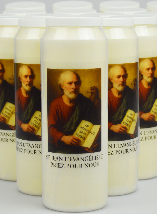 Lot de 20 Bougies de Neuvaine à St Jean Evangéliste (pic 3)
