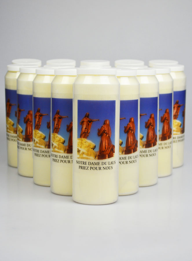 Lot de 20 Bougies de Neuvaine à Notre Dame du Laus (pic 1)