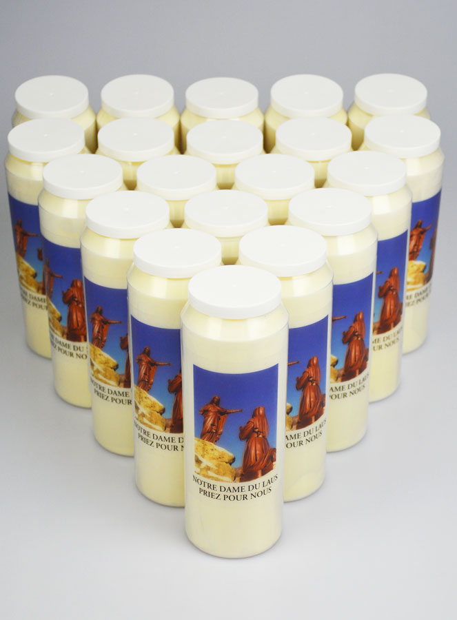 Lot de 20 Bougies de Neuvaine à Notre Dame du Laus (pic 2)