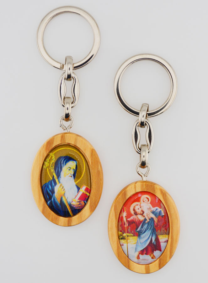 Porte-clés Saint Christophe & St Benoît (pic 1)